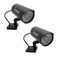 Doberman Security SE-0405-2PK Simulated Camera - 2 Pack (Black)