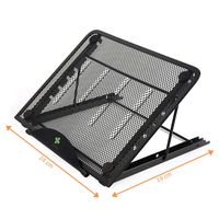 Ventilated Adjustable Stand for Small Laptop/LED Light Pad - Tracing Board/Tablet - iPad Great for Diamond Painting/Tracing/Sketching