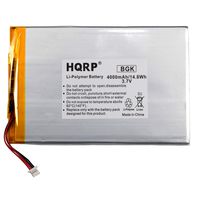 HQRP Battery Works with RCA 10-Inch Viking Pro RCT6303W87 RCT6303W87DK RCT6K03W13 Tablet PT3090135 3.7v 4Ah 4000mAh