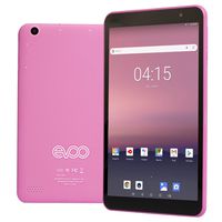 EVOO Android Tablet 8", Android 8.1 Go Edition, Quad Core, 16GB Storage, Pink