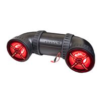 Bazooka 8" ATV-TUBE Off Road Bluetooth Speaker System with LED Illumination (Black)