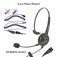 Corded Call Center Headset Compatible with Most Avaya Deskphones