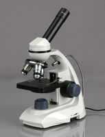 40X-1000X Dual Top & Bottom LED Solid-Metal Portable Compound Microscope