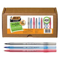 BIC Round Ball Pen, Blue, 36 Count