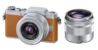 Panasonic mirrorless SLR camera DMC-GF7 double zoom lens kit standard zoom lens / telephoto zoom lens accessories Brown DMC-GF7W-T - International Version (No Warranty)