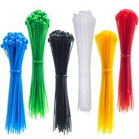 6 Inch Zip Ties, 120pcs Nylon Cable Ties, 6 Multi-colors