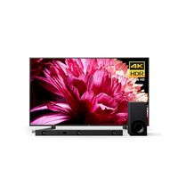 Sony X950G 75 Inch TV: 4K Ultra HD Smart LED TV with HDR - Z9F 3.1ch Dolby Atmos Sound Bar and HT-Z9F Wireless Subwoofer - 2019 Model