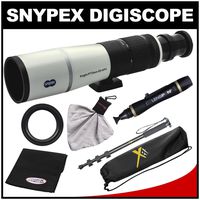Snypex Knight PT 72mm ED APO Photography Digi-Scope with Hard Case with Monopod Kit for Canon EOS 6D, 70D, 5D Mark II III, Rebel T3, T3i, T4i, T5, T5i, SL1 DSLR Cameras