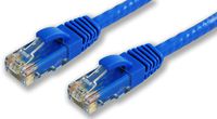 Lynn Electronics ECAT5-4PR-14BLB 14-Feet Blue Booted Patch Cable, 5-Pack