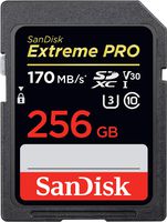 SanDisk 256GB Extreme PRO SDXC UHS-I Card - C10, U3, V30, 4K UHD, SD Card - SDSDXXY-256G-GN4IN