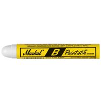 Markal 80220 B Paintstik Solid Paint Ambient Surface Marker, White (Pack of 12)