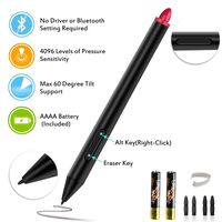 Newest Surface Pen Surface Pro Pen with True 4096 Pressure Levels & Tilt Support, NEWPOWER Digital Stylus Pen for Surface Pro/Surface Go/Surface Book/Surface Studio, No Lag and Lower IAF - Black