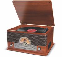 ION Audio Superior LP | 3-Speed USB Turntable with 7 Playback Options Including Cassette, CD, USB, and Bluetooth