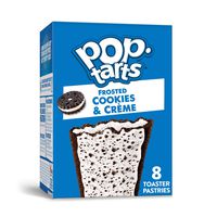 Pop-Tarts, Breakfast Toaster Pastries, Frosted Cookies and Crème, Proudly Baked in the USA, 13.5oz Box (1 Pack 8 Count)