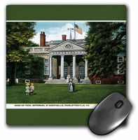 3dRose LLC 8 x 8 x 0.25 Inches Mouse Pad, Home of Tomas Jefferson, at Monticello, Charlottesville, Virginia - (mp_170762_1)