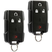 Car Key Fob Keyless Entry Remote Start fits Chevy Silverado Colorado / GMC Sierra Canyon 2014 2015 2016 2017 (M3N-32337100), Set of 2
