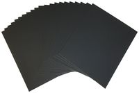 Crescent Creative Products Crescent Matboard, Smooth Black, Cream Core, Bulk Pack, 40 Count, 11" x 14" Size, 11" by 14"