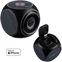 VUPOINT Share Q Action Camera, Underwater Camera Whole Body Waterproof 10 Ft, 1080p Full HD Photo Video Shoot with Stabilizer, iOS Plug-in Instant Share, MicroSD Card, Mounting Accessories, Black