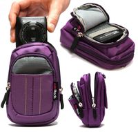 Navitech Purple Digital Camera Case Bag Compatible with The Canon IXUS 185