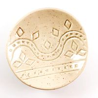 Speckled Gray Ring Holder - Handmade Jewelry Dish