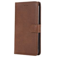 Lomogo LG Stylo 3 / Stylo 3 Plus Leather Wallet Case with Kickstand Credit Card Holder Magnetic Closure Shockproof Flip Case Cover for LG Stylo 3 Plus - LOKTU30414 Brown