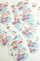 Tiny Toon Character Christmas Gift Tags: Babs Bunny and Taz (20 count)