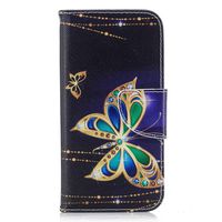 Galaxy S8 Plus Case, Bear Village Painted Pattern Premium PU Leather Magnetic Wallet Case Cover with Kickstand and Card Holder ID Slot for Samsung Galaxy S8 Plus (#4 Butterfly)