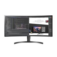 LG 34WN80C-B 34 inch 21:9 Curved UltraWide WQHD IPS Monitor with USB Type-C Connectivity sRGB 99% Color Gamut and HDR10 Compatibility