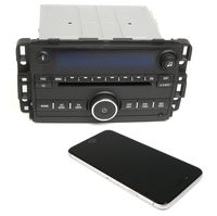 1 Factory Radio AM FM CD Player w Aux & Bluetooth Upgrade Compatible With 2007-08 Chevrolet Monte Carlo Impala 15951758