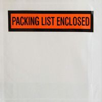 DZG Packing List Envelopes 4.5" x 5.5" Enclosed Pouches Pack of 100