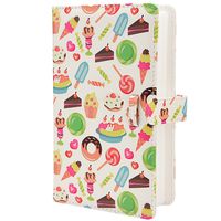 Sunmns Wallet PU Leather Photo Album for Fujifilm Instax Mini 9 8 90 8+ 26 7s Instant Camera Film, Polaroid Snap Zip Z2300 PIC-300 Film (Desserts)