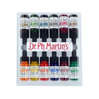 Dr. Ph. Martin's 400262-XXX Hydrus Fine Art Watercolor Bottles, 0.5 oz, Set of 12 (Set 2)