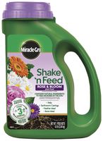 Miracle-Gro Plant Food 3002210 Shake 'N Feed Rose and Bloom Continuous Release Pl, 4.5 LB