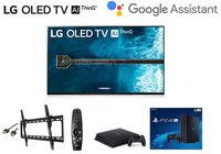 LG OLED65E9PUA 65 inch E9 65" Class OLED65E9 4K Smart OLED TV w/ PS4 Pro 4K w/Wall Mount Kit w/HDMI Cable - LG Authorized Dealer