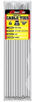 Pro Tie N18HD50 18-Inch Heavy Duty Standard Cable Tie, Natural Nylon, 50-Pack