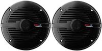 BOSS Audio Systems MR60B 6.5 Inch Marine Speakers - Weatherproof, 200 Watts of Power Per Pair, 100 Watts Each, Full Range, 2 Way, Sold in Pairs