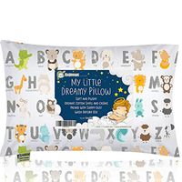 KeaBabies Toddler Pillow with Pillowcase - 13X18 Soft Organic Cotton Baby Pillows for Sleeping - Machine Washable - Toddlers, Kids, Infant - Perfect for Travel, Toddler Cot, Bed Set
