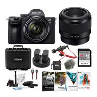 Sony a7 III Full Frame Mirrorless Camera with 28-70mm and FE 50mm f/1.8 Lens Bundle