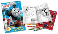 Thomas & Friends On The Go Coloring Pouch Activity Set with Stickers, Crayons and Coloring Pages