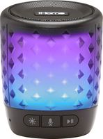 iHome Color Changing Rechargeable Bluetooth Speaker - with Siri,Google Assistant & Melody Voice Control