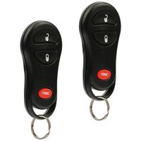 Car Key Fob Keyless Entry Remote fits Chrysler PT Cruiser Town & Country Voyager / Dodge Caravan Dakota Durango Grand Caravan Ram (04686481), Set of 2