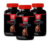 Sex Drive Supplement Men - Super MACA Complex - yohimbe Herbal Supplements - 3 Bottles 180 Capsules