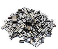 100pcs-500pcs Double Barrel Copper Crimp Sleeves Copper Crimping Loop Sleeve Fishing Line Tube Connectors Size:1.0mm 1.2mm 1.4mm 1.6mm 1.8mm 2.0mm (Inside Dia 1.2mm-100pcs)