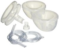 Freemie Collection Cups The Only Hands Free and Concealable Breast Pump Milk Collection System, Clear, 25/28 mm Funnels