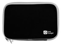 DURAGADGET Protective Black Neoprene Sleeve - Suitable for Sony DVPFX980 9-Inch Screen DVD Portable & Orei DVD-P901 9-Inch Swivel Screen