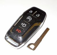 OEM Lincoln Keyless Entry Remote Fob 5-Button Smart Proximity Key (FCC ID: M3N-A2C31243300 / P/N: EJ7T-15K601-AF, 164-R7991)