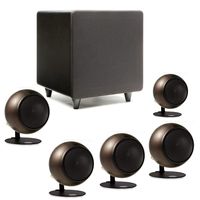 Orb Audio: Mod1 Mini 5.1 Home Theater Speaker System - Surround Sound System - Includes 5 Orbs and 9'' Subwoofer - Great for Movies & Music, Outperforming Larger Subwoofers - Handmade in The US
