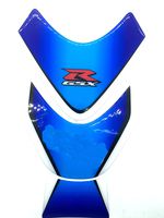 Blue White Motorcycle Protector Gas Fuel Tank Pad Decal Epoxy Sticker for Suzuki GSXR All YEARS ALL MODELS