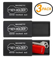 Ram-Pro 3-Pieces 3 Inch Plastic Hide-A-Key, Lock Box, Key-Holder, to Store a Spare Key for your Home, Storage, Office, Vehicle, with Strong Rear Magnetic Base