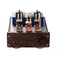 Nobsound Mini 20-Watt 6N6+6N2 Vacuum Tube Amplifier SEPP Class AB Desktop Stereo Power Amp for HiFi Home Audio Sound System (DJ418)